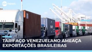 Venezuela impÔe tarifa de 77% a produtos brasileiros | #SBTBrasil