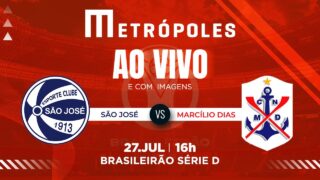 SÉRIE D AO VIVO COM IMAGENS: SÃO JOSÉ-RS X MARCÍLIO DIAS-SC – 27/07/2025