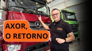 A VOLTA DO GIGANTE: Mercedes-Benz apresenta o NOVO AXOR mais robusto e tecnológico