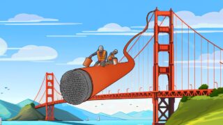 Como foi construída a ponte Golden Gate?