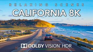 Driving Southern California San Diego Coast in 8K Dolby Vision HDR – Oceanside to Pacific Beach