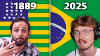 Exposing the TRUTH about Brazil’s Flag (American Reacts to Manual do Mundo)