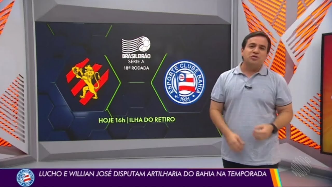 Globo Esporte BA – Lucho e william josé disputam artilharia do bahia na temporada