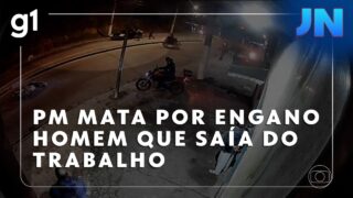 Jornal Nacional: PM mata por engano homem que saía do trabalho