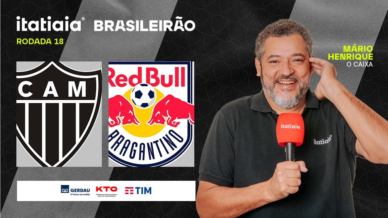 ATLÉTICO X BRAGANTINO AO VIVO NA ITATIAIA | REACT DO BRASILEIRÃO 2025