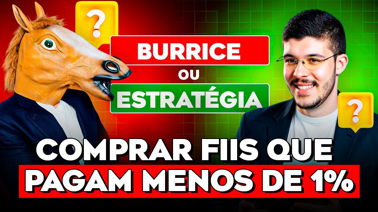 DESCUBRA AGORA: Por que INVESTIR em FUNDOS IMOBILIÁRIOS PAGANDO MENOS de 1% pode SER LUCRATIVO!