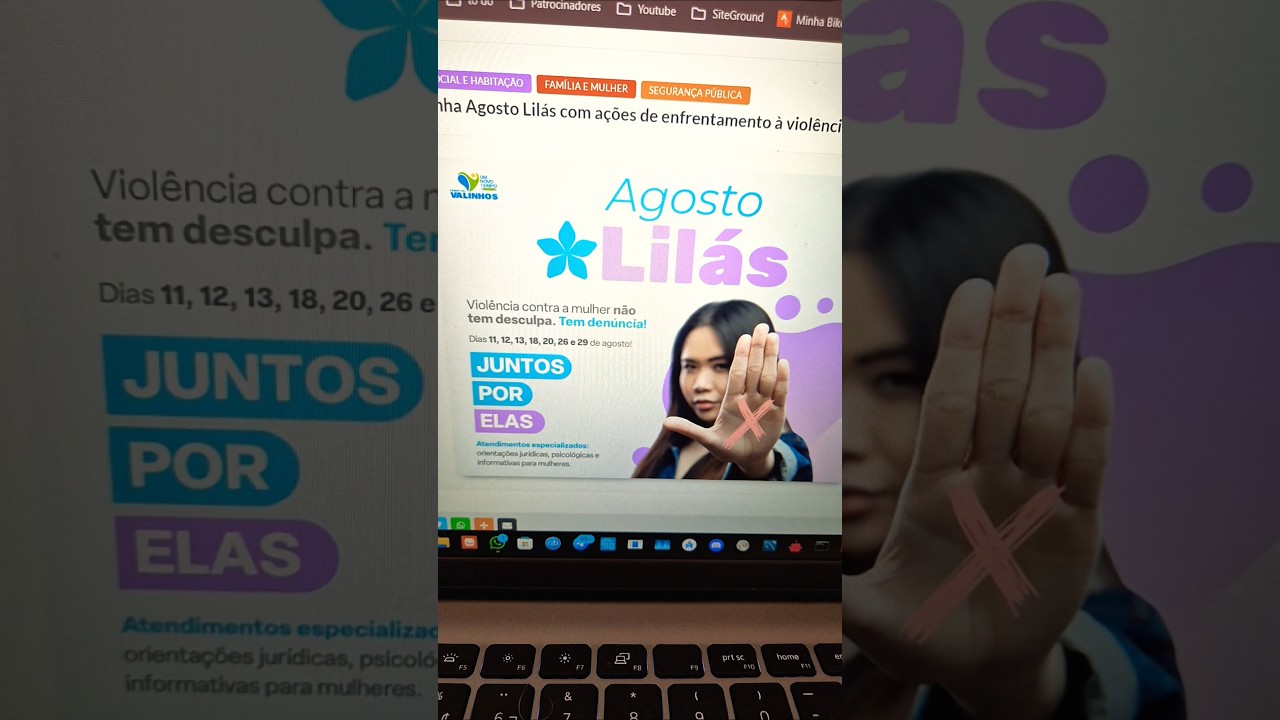 Valinhos realiza campanha agosto lilás com ações de enfrentamento a violência contra mulher🤡🦑🐙🤦🤬🤮