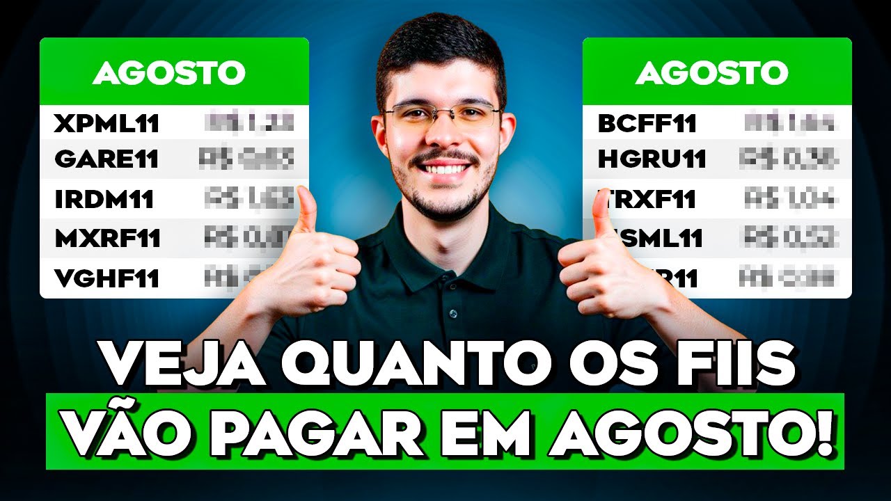 REVELADO: FUNDOS IMOBILIÁRIOS ANUNCIAM QUANTO VÃO PAGAR EM AGOSTO/25! VEJA minha ANALISE AO VIVO!