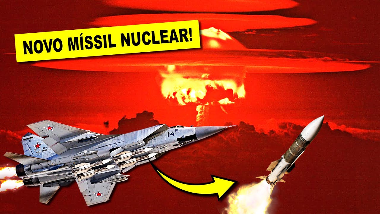 O novo míssil nuclear da Rússia R-37M capaz de vaporizar aviões de guerra em pleno ar!