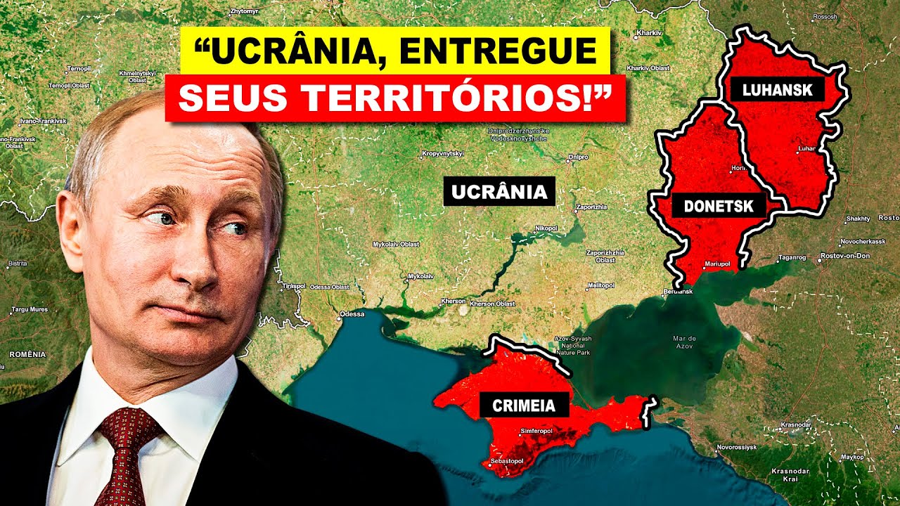 Putin quer Donetsk e Luhansk em troca do fim da guerra! “Não negociaremos!”, diz Zelenskyy