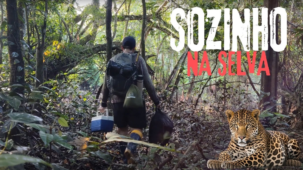 ACAMPEI SOZINHO NO CORAÇÃO DA AMAZÔNIA, RECEBI UMA VISITA INESPERADA!!