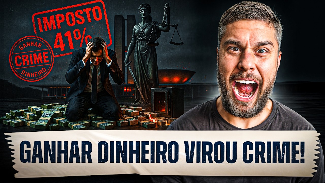 GANHAR DINHEIRO VIROU CRIME NO BRASIL: NOVO IMPOSTO DE 41% VAI TE ESMAGAR