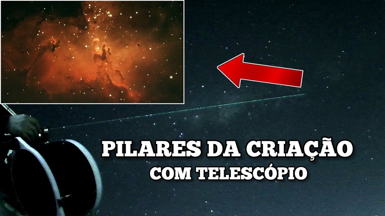 Pilares da criação com Telescópio – Imagens reais