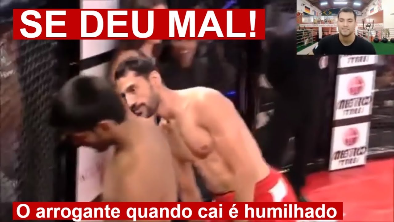LUTADOR ARROGANTE É NOCAUTEADO EM 09 SEGUNDOS – MMA – UFC