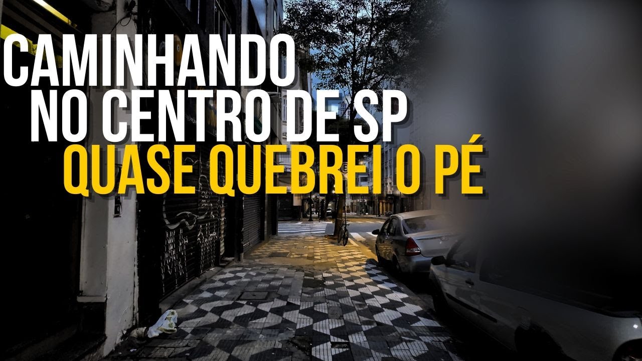 ASSIM ESTÁ O CENTRO DE SÃO PAULO | CAMINHADA COMPLETA