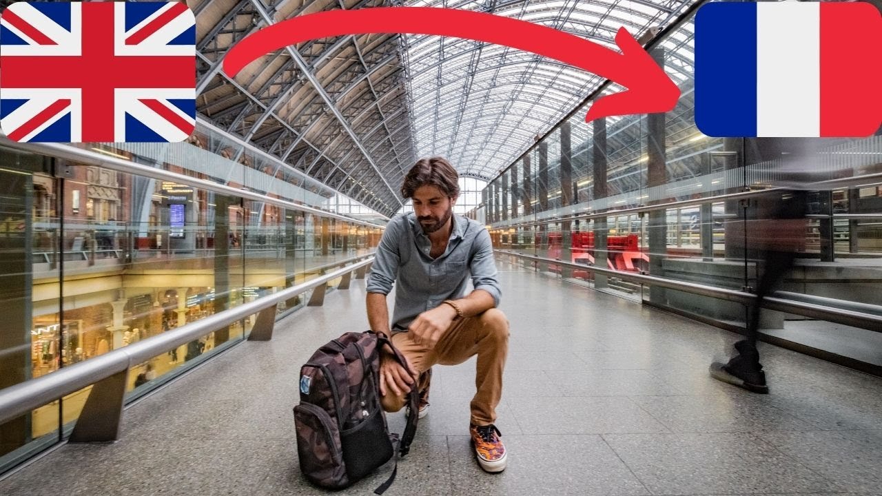 Fui Embora da Inglaterra! | Eurostar Trem de Londres a Paris | Eurotunnel