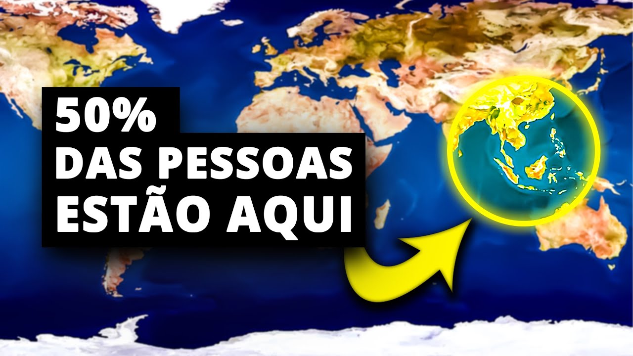 Por que metade da população mundial vive dentro desse círculo?