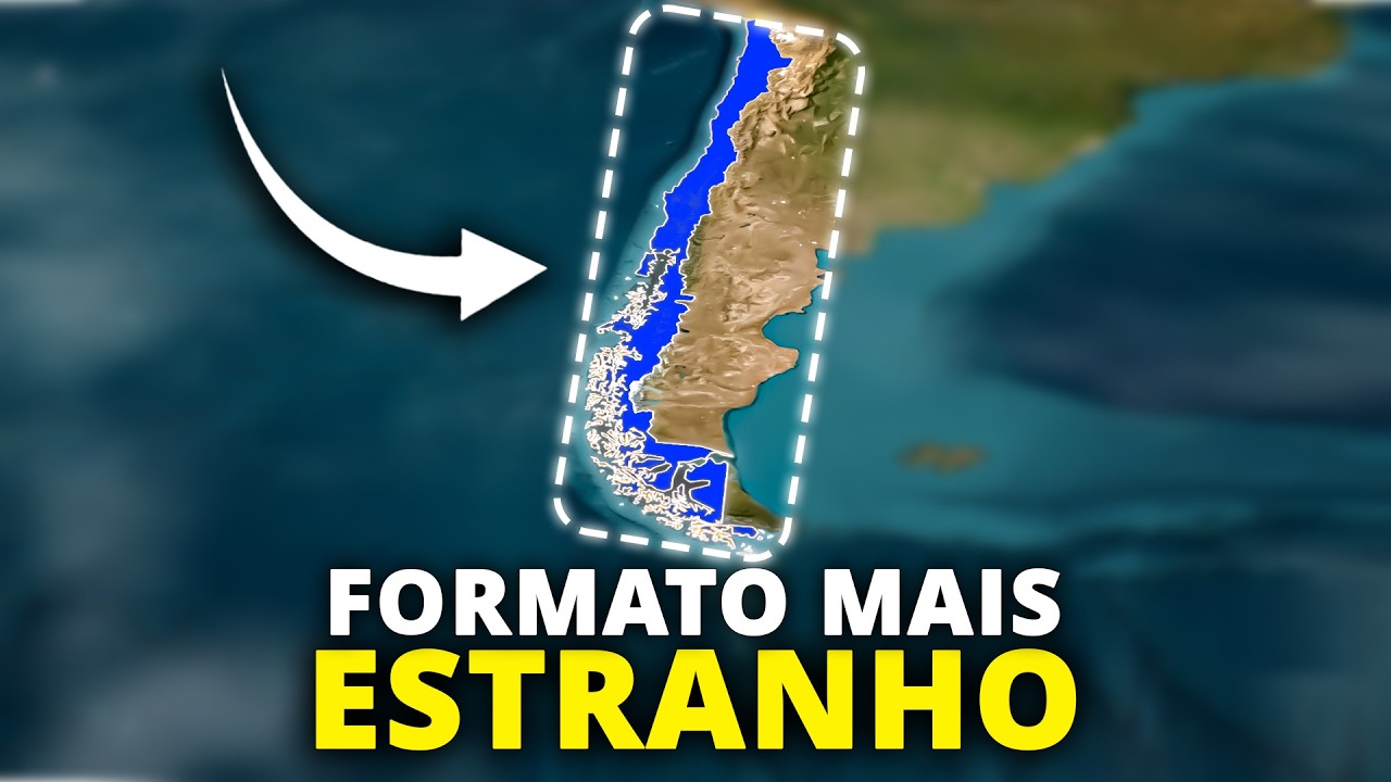 Por que o Chile tem um Formato Estranho?