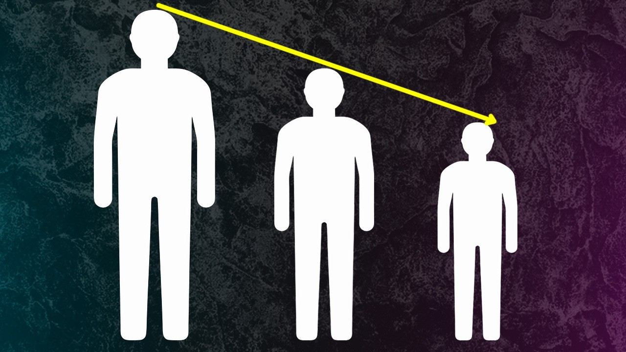 como HUMANOS ficaram TÃO PEQUENOS?