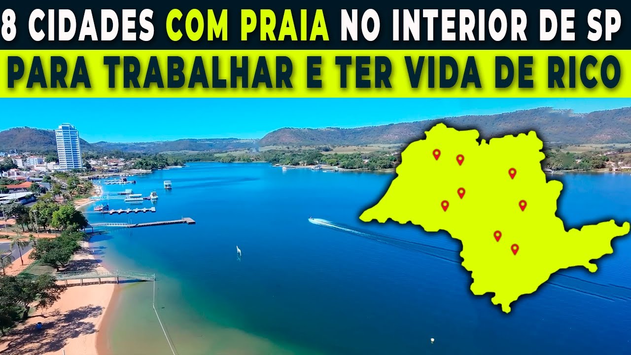 8 CIDADES DO INTERIOR DE SÃO PAULO PARA TER VIDA DE PRAIA SEM O CAOS DO LITORAL DE SP