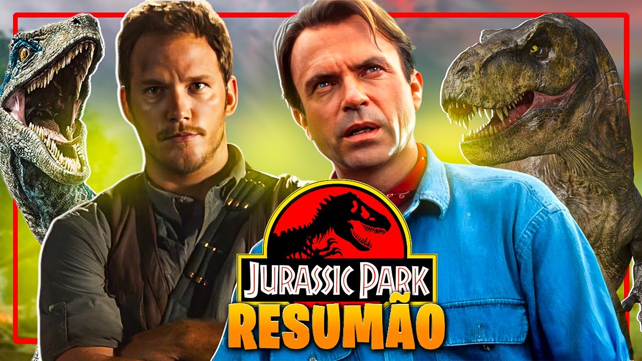 Jurassic Park e World KKKK, TODA A SAGA: A História dos 7 Filmes em 1 Vídeo!