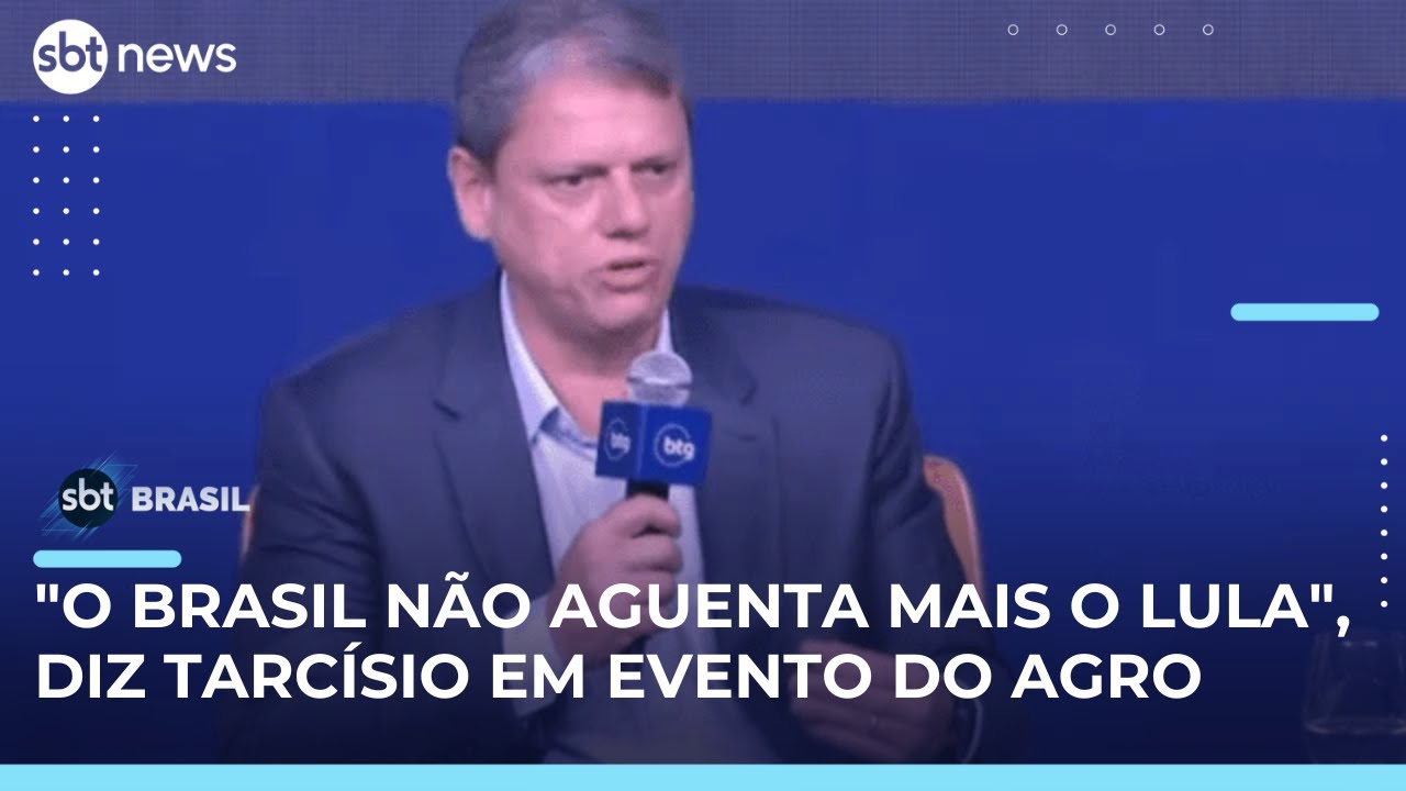 Governadores criticam Lula em evento e acirram disputa presidencial | #SBTBrasil