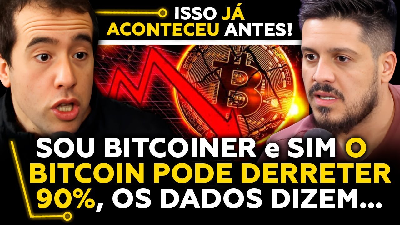 CRISE DEVASTADORA! O BITCOIN VAI DERRETER 90%?- BERNARDO YUBB
