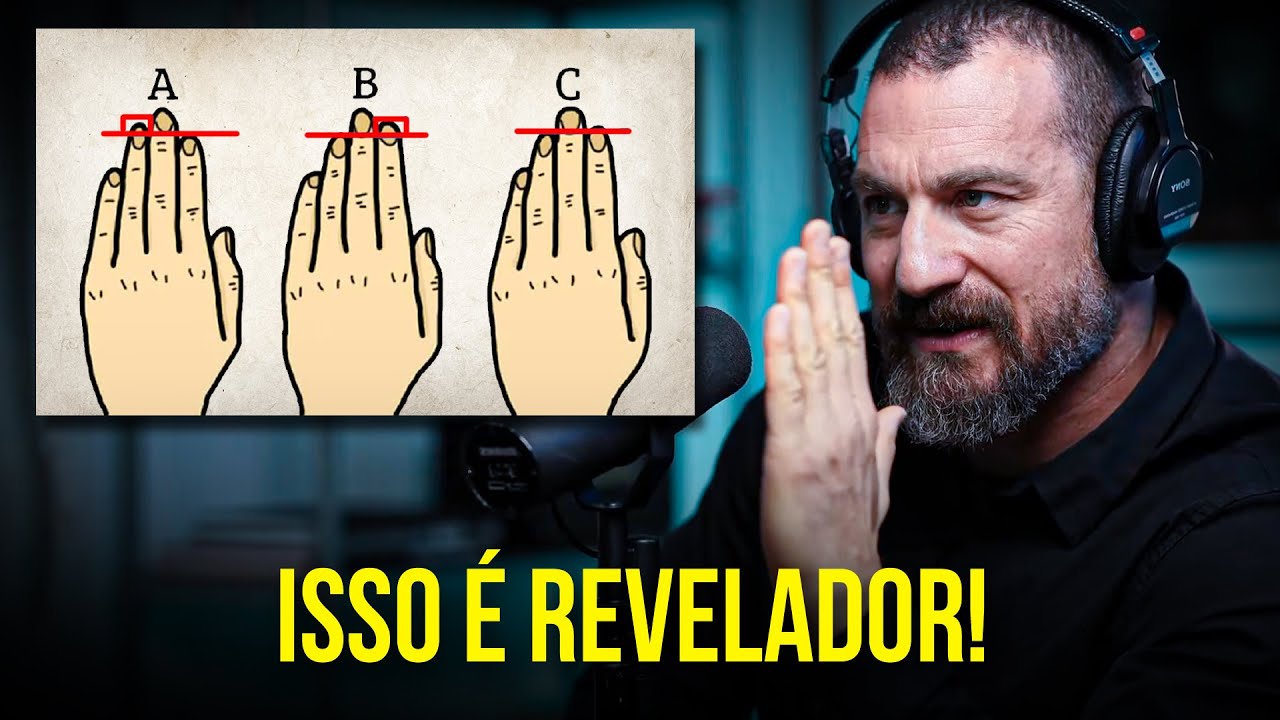 Se O Seu Dedo Indicador For MENOR Que o Seu Dedo Anelar, Então… | Dr. Andrew Huberman