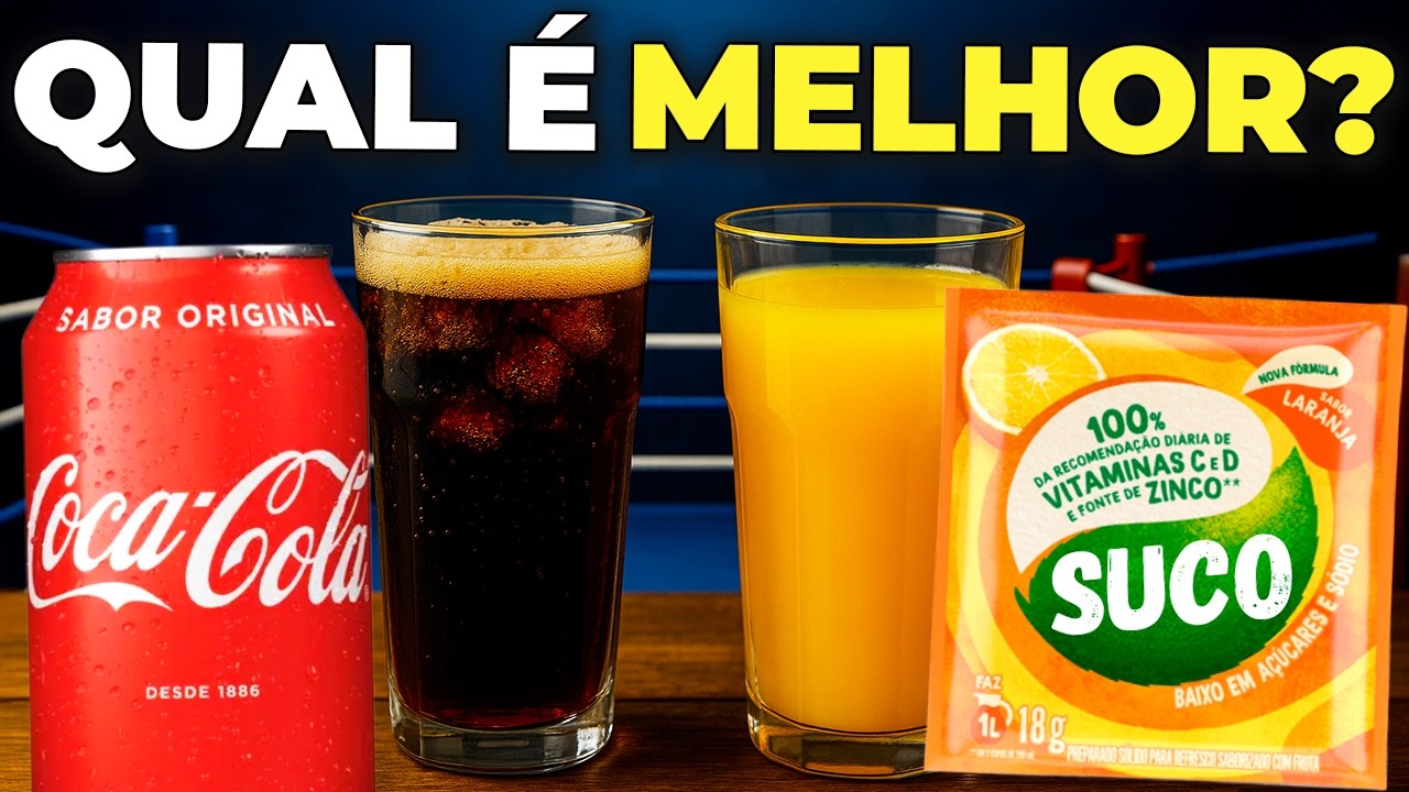 SUCO EM PÓ ou REFRIGERANTE: Qual Faz Mais MAL?