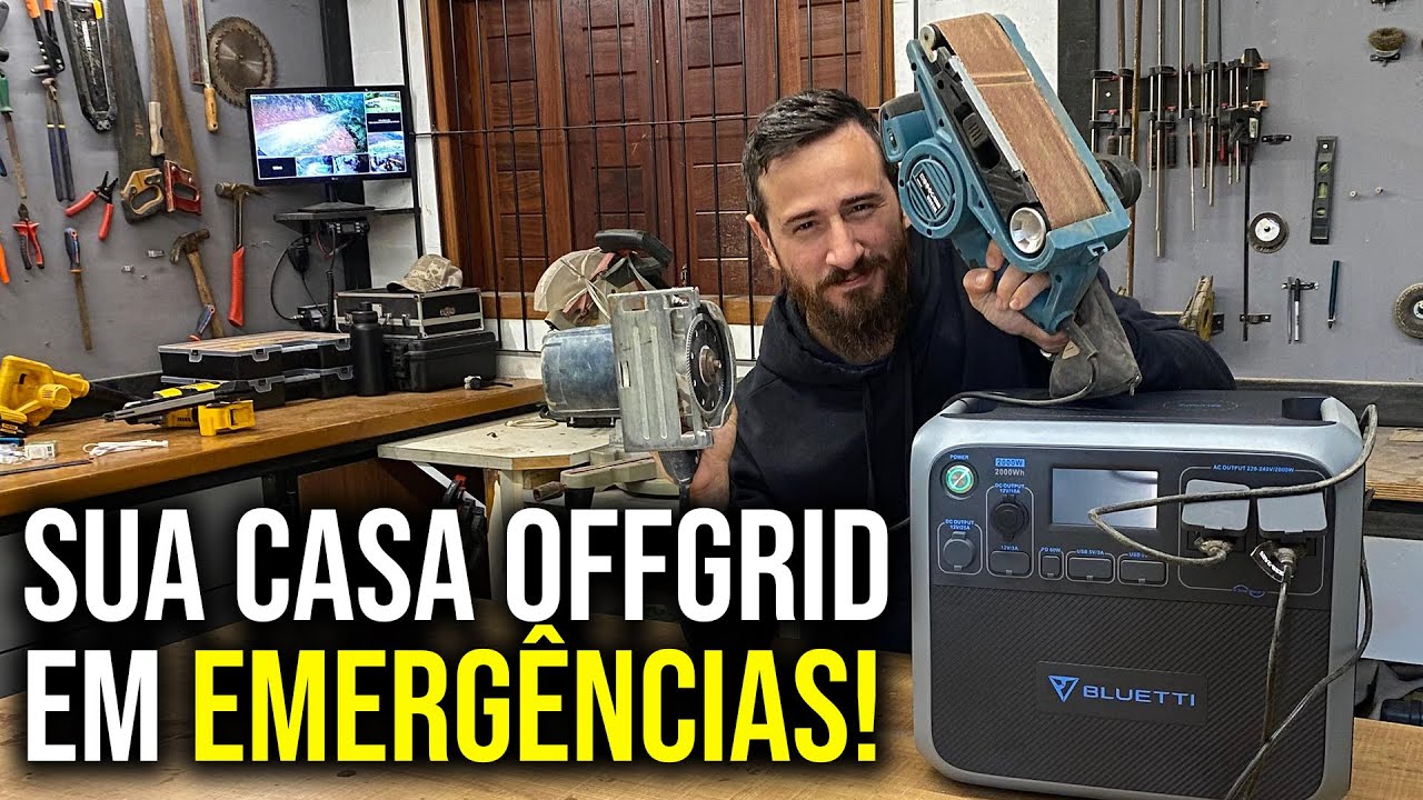 Bluetti AC200P: Uma ESTAÇÃO OFF GRID para sua casa?