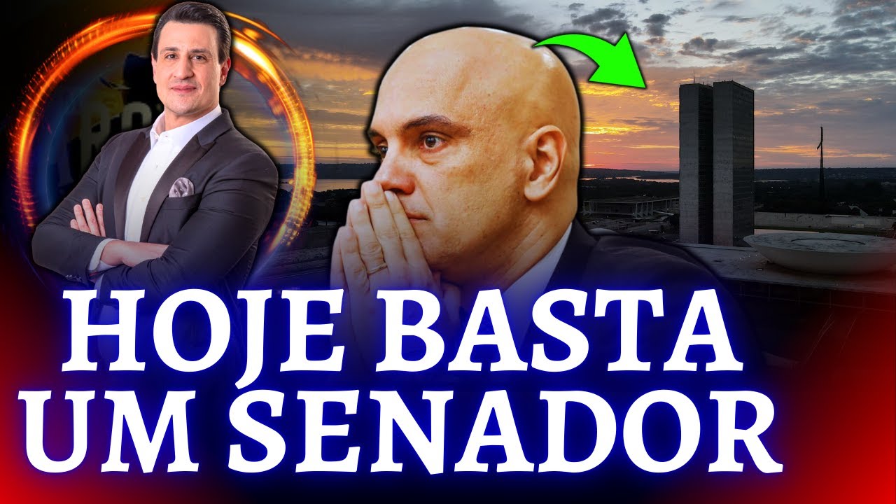 Atenção! Basta UM Senador hoje para que o Impeachment do Moraes seja aberto