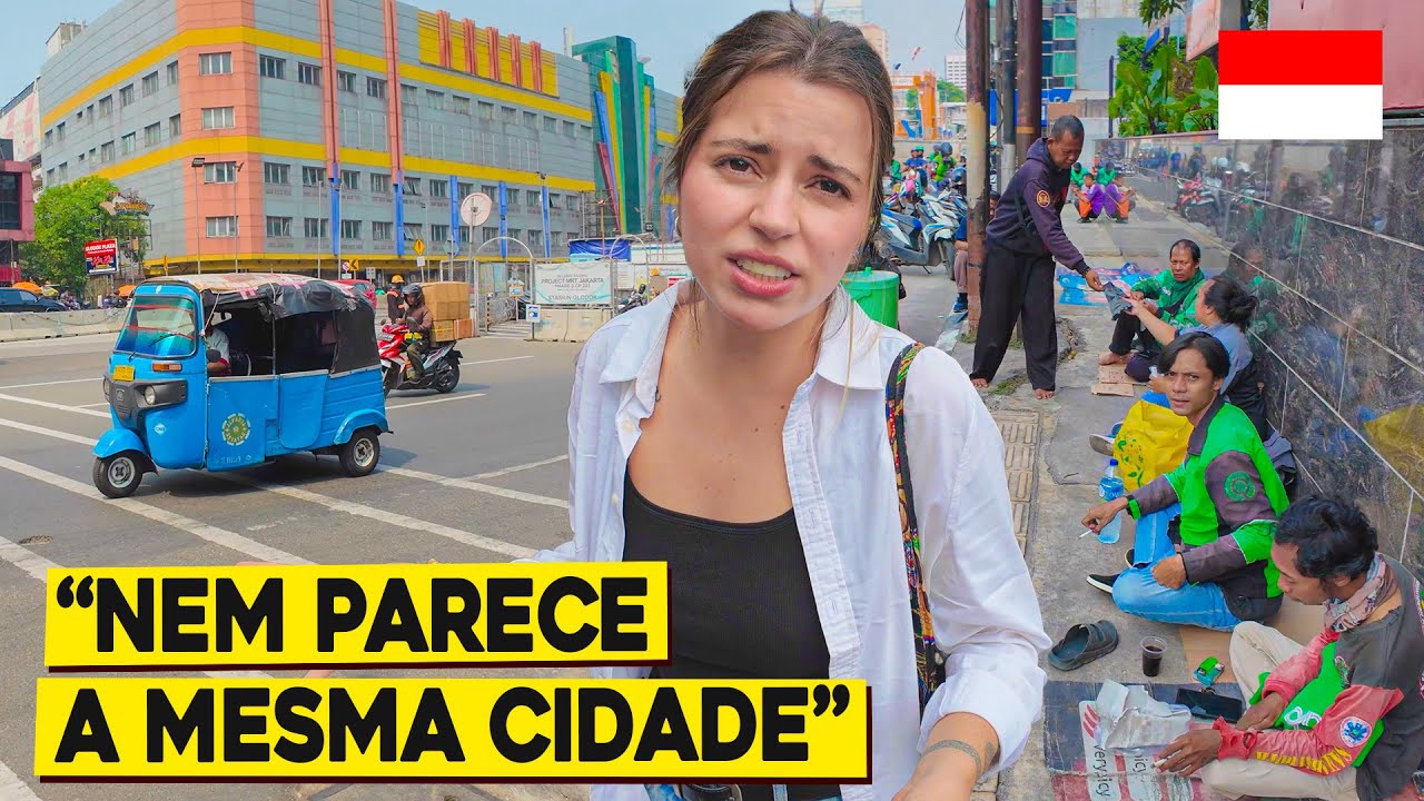 OS EXTREMOS CONTRASTES DA CAPITAL DA INDONÉSIA (Jacarta)