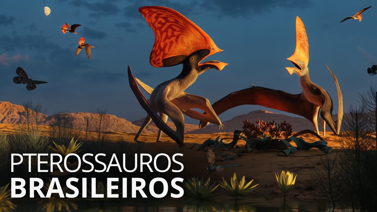 A evolução dos pterossauros: quando répteis voavam pelo Brasil