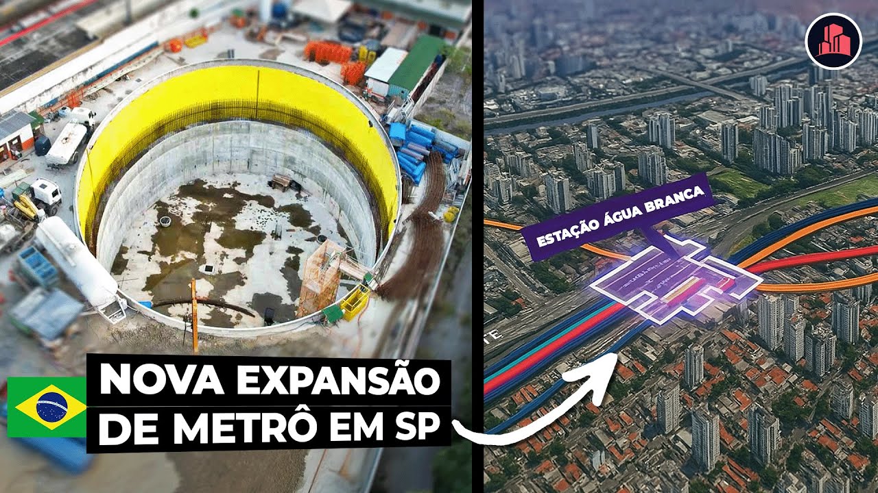 NOVA ÁGUA BRANCA – A Mega Expansão da Estação que vai REVOLUCIONAR os Metrôs de São Paulo