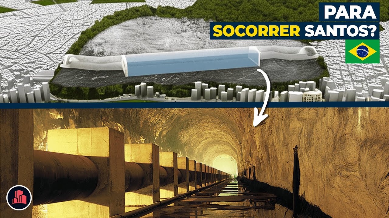 O Insano Túnel Dentro das Montanhas para Salvar Santos e São Vicente!
