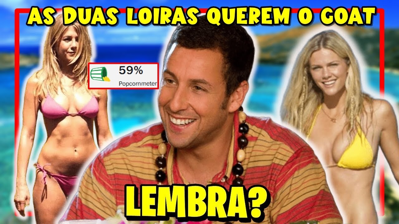 Lembra de Esposa de Mentirinha? O Filme em que o Adam Sandler é disputado por duas loiras KKKKKK