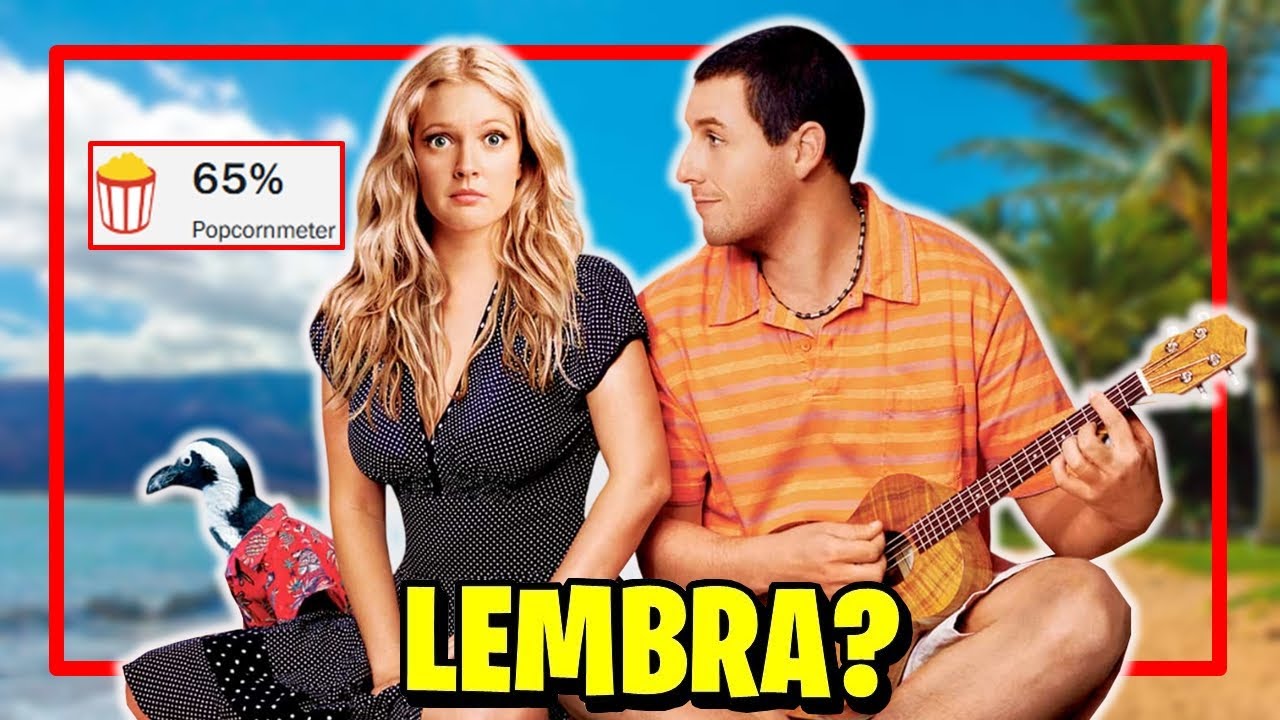 Lembra de Como se Fosse a Primeira Vez? A Melhor Comédia romântica do Adam Sandler.