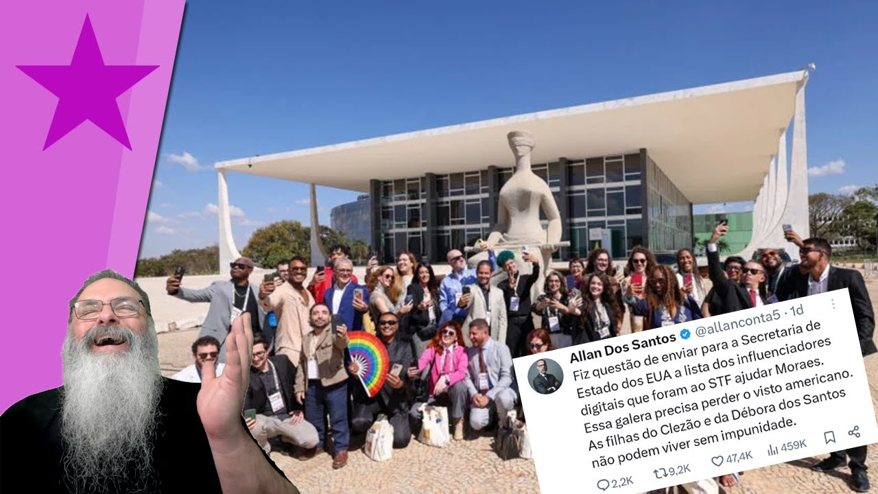 INFLUENCIADORES amigos do XANDÃO APAGAM POSTS com MEDO de PERDER VISTO para os ESTADOS UNIDOS