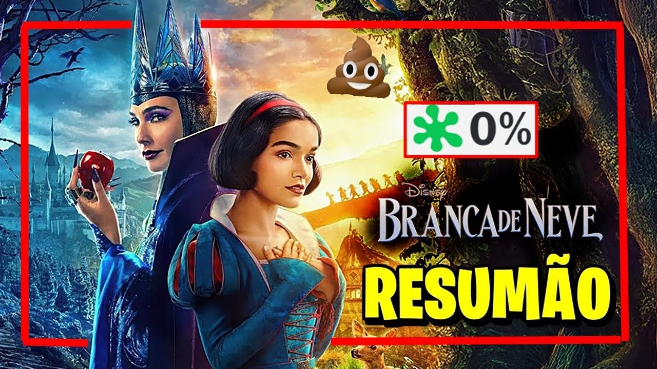 Branca de Neve é VERGONHOSO KKKKKK: A História em 1 Vídeo!