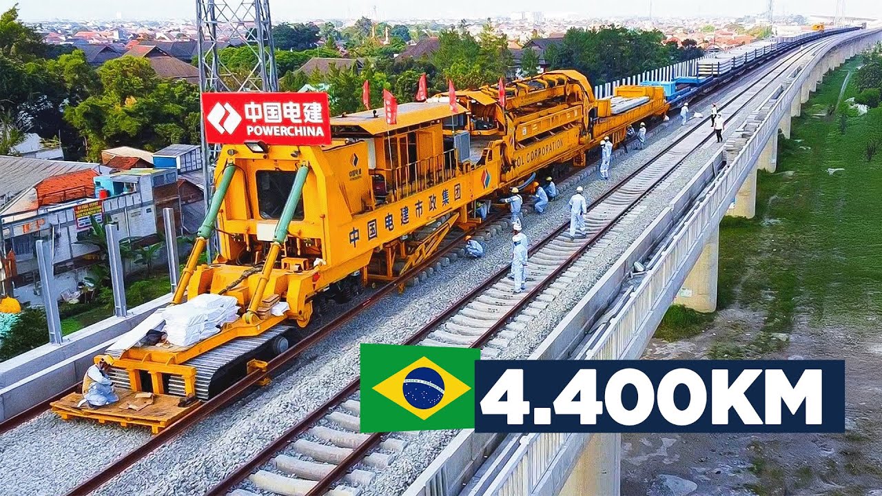 A Ferrovia Chinesa que Vai Atravessar o Brasil