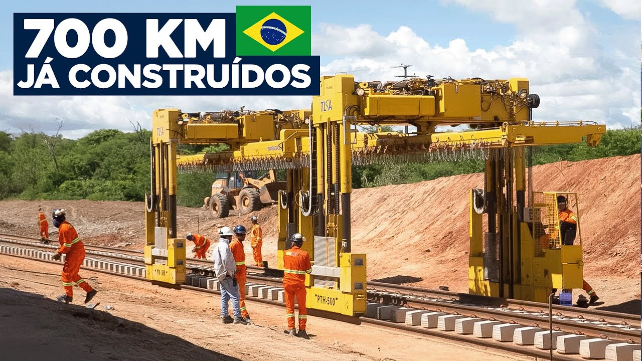 FERRONORTE – Mais uma Obra Ferroviária em Andamento no Brasil!