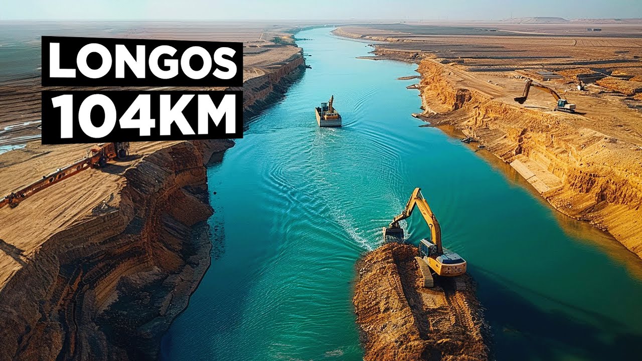 Os MAIORES Rios Artificiais do Mundo em Construção