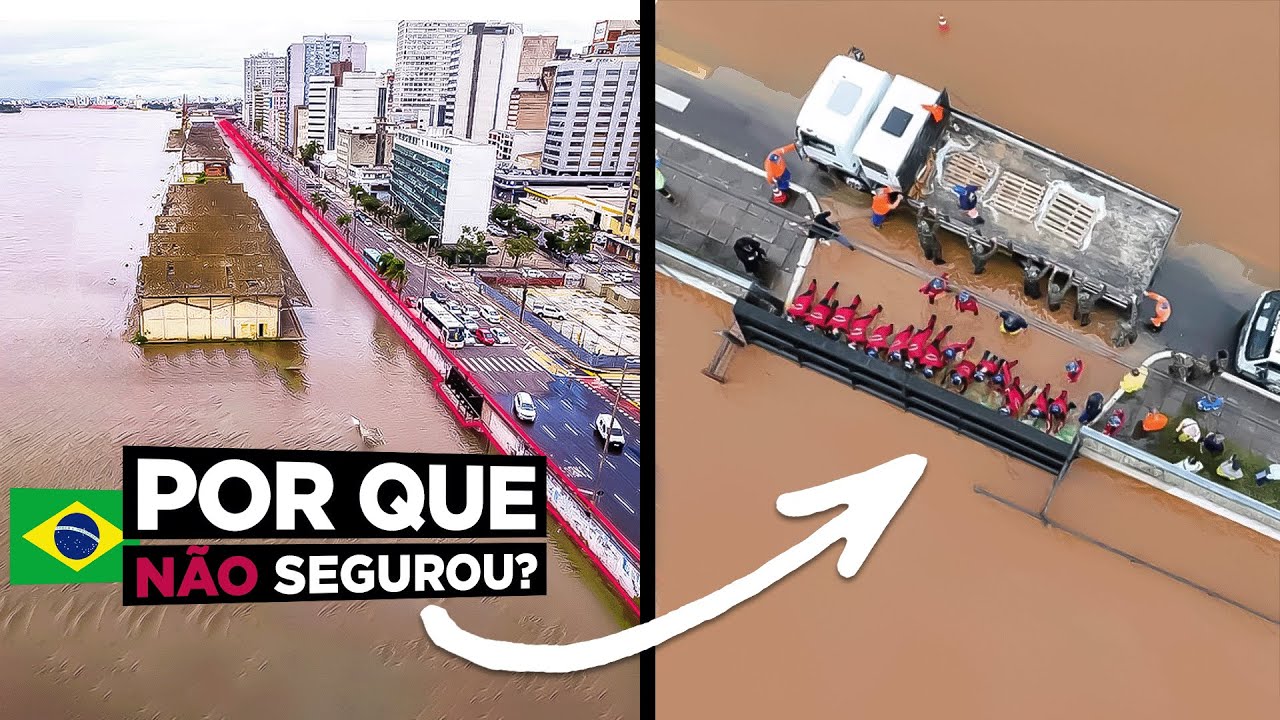 O que REALMENTE ACONTECEU com Muro de Contenção do RS
