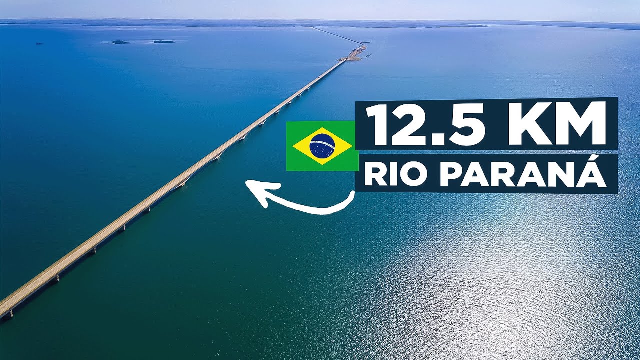 A Incrível PONTE e TRAVESSIA sobre o Rio Paraná