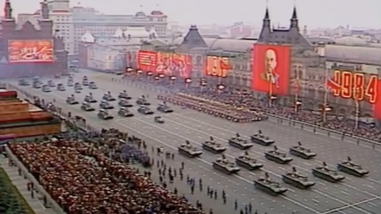Soviet March 1984 Army Parade | Radio Tapok