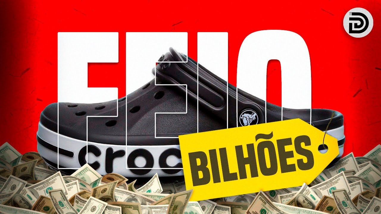 COMO GANHAR BILHÕES COM SAPATOS FEIOS | A HISTÓRIA DA CROCS