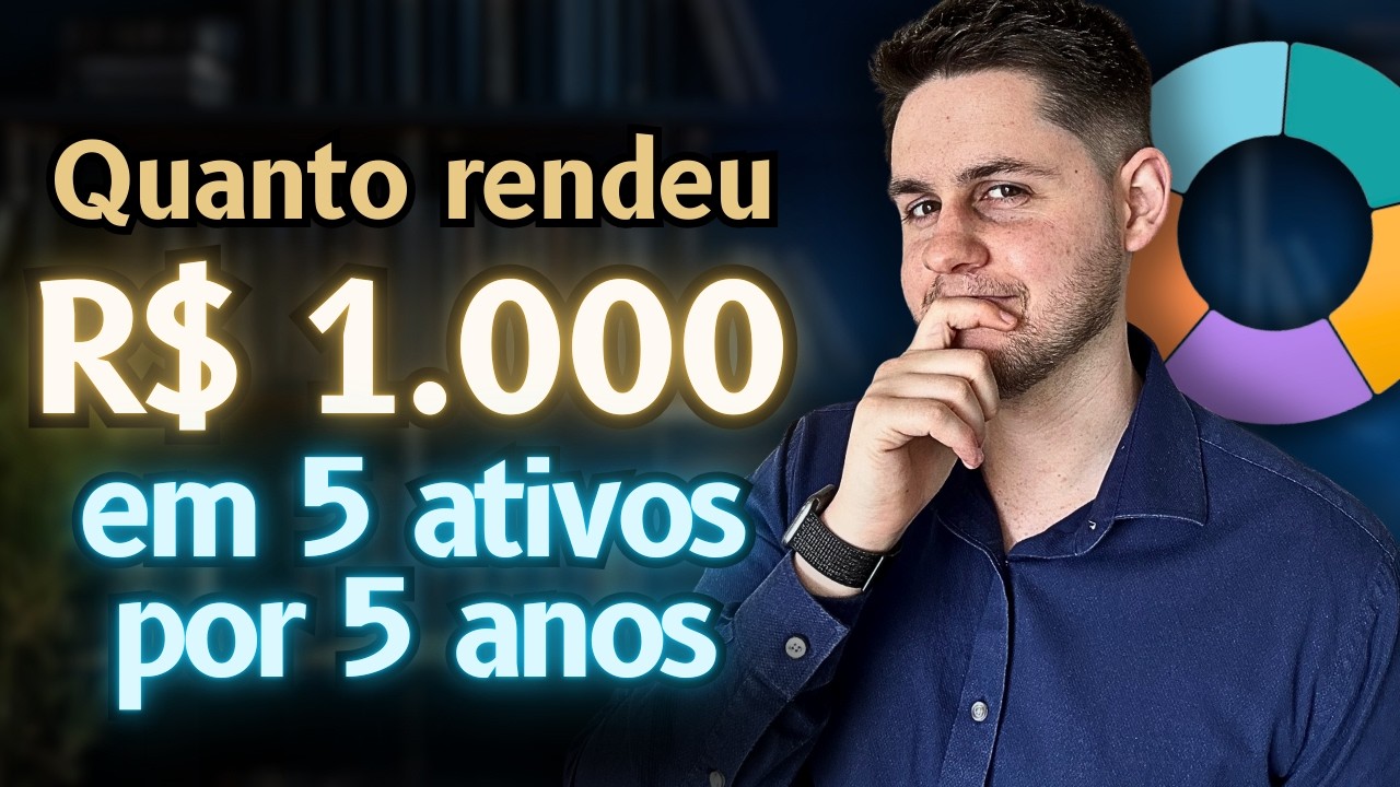 Carteira com 5 ativos em 5 anos: Quanto rendeu?