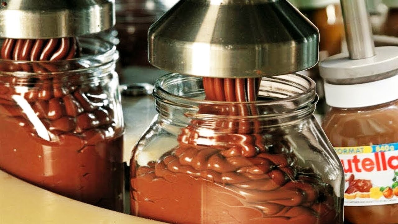 Como a NUTELLA É FEITA Com Avelãn Na FÁBRICA🍫 – Processo de fabricação