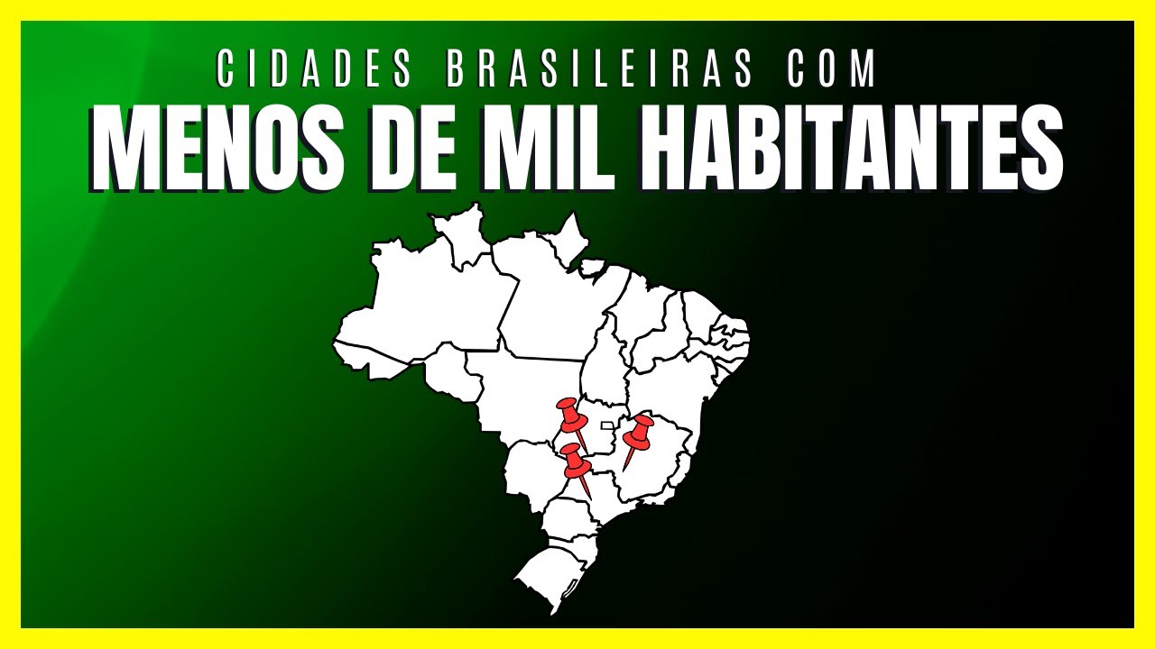 Municípios com menos de 1000 habitantes!