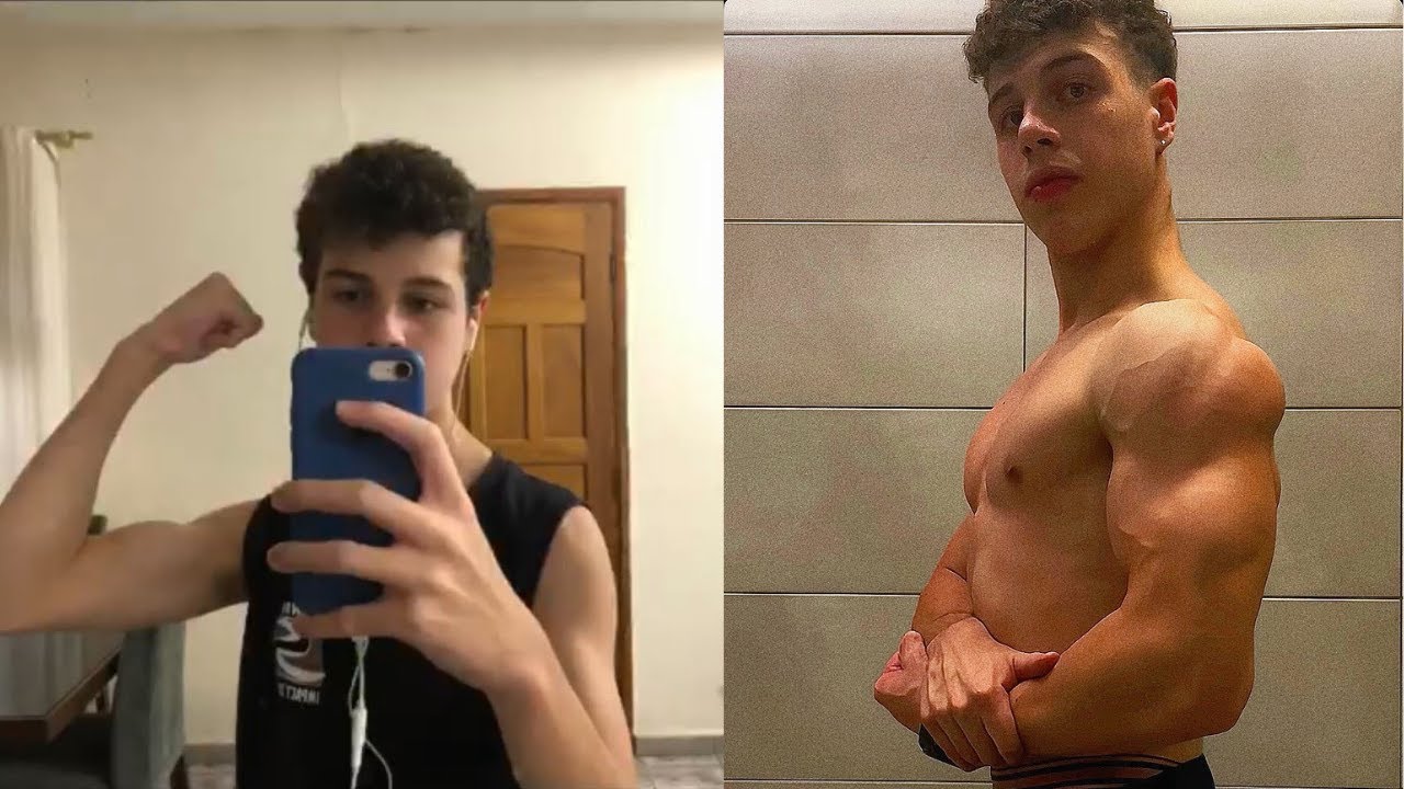 ANTES e DEPOIS INSANO! Evolução Academia, Calistenia.